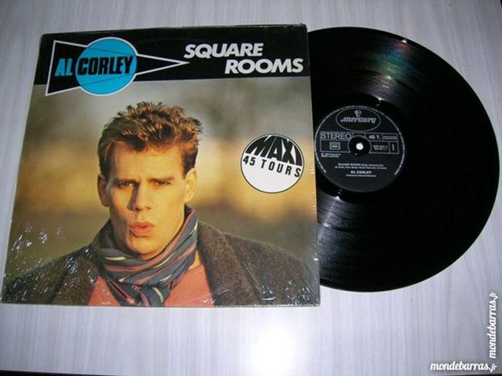 MAXI 45 TOURS AL CORLEY Square rooms CD et vinyles