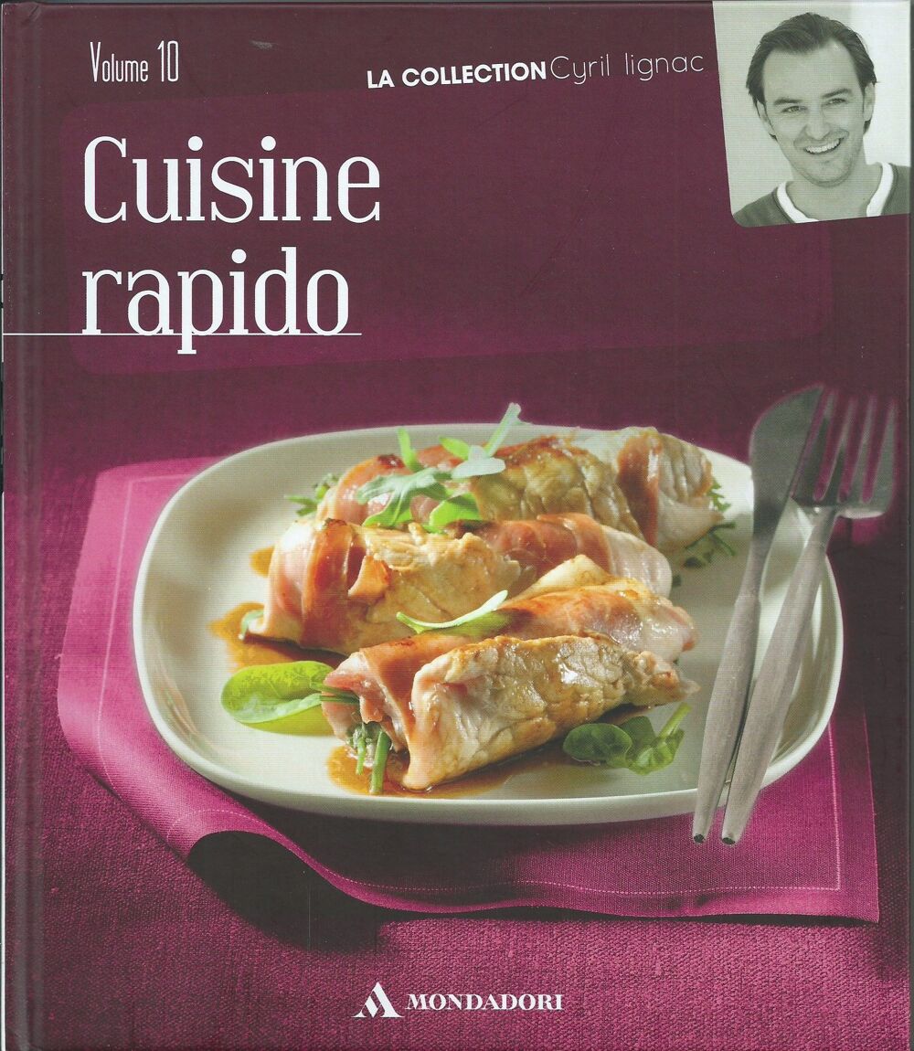 1 lot de 2 livres de cuisine Cyril Lignac Livres et BD