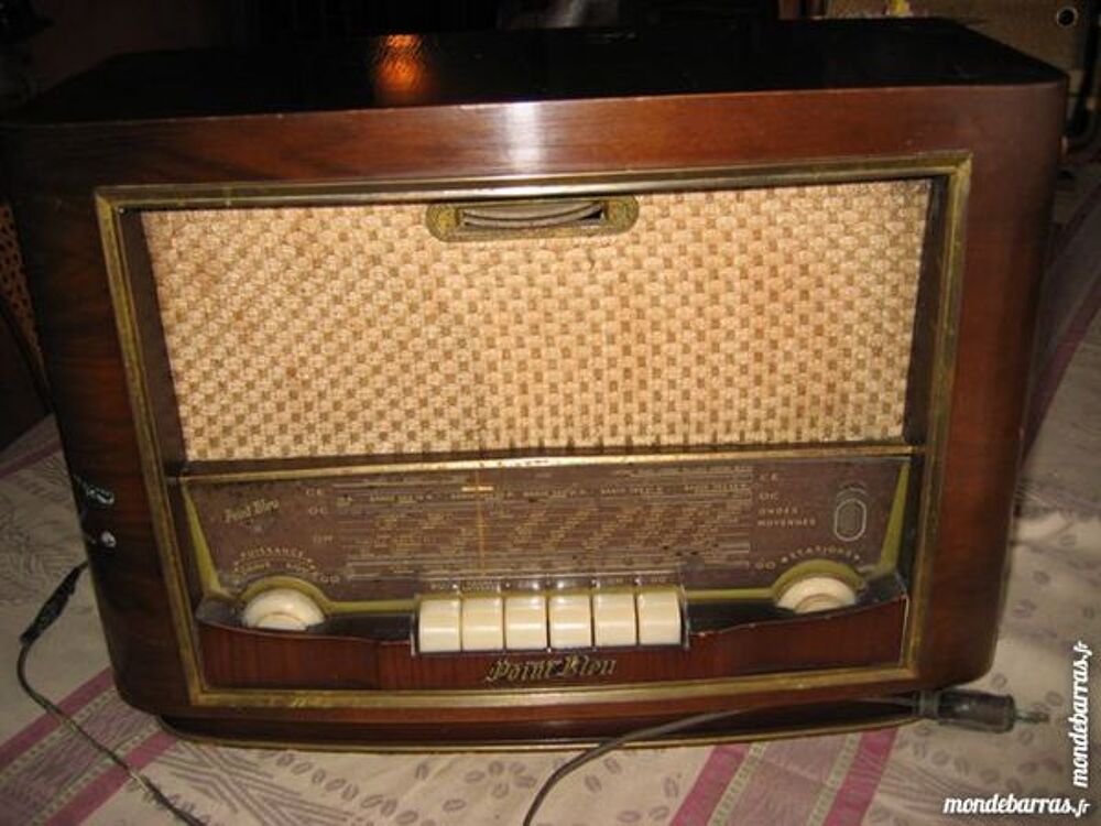 poste T S F caisse en bois Audio et hifi
