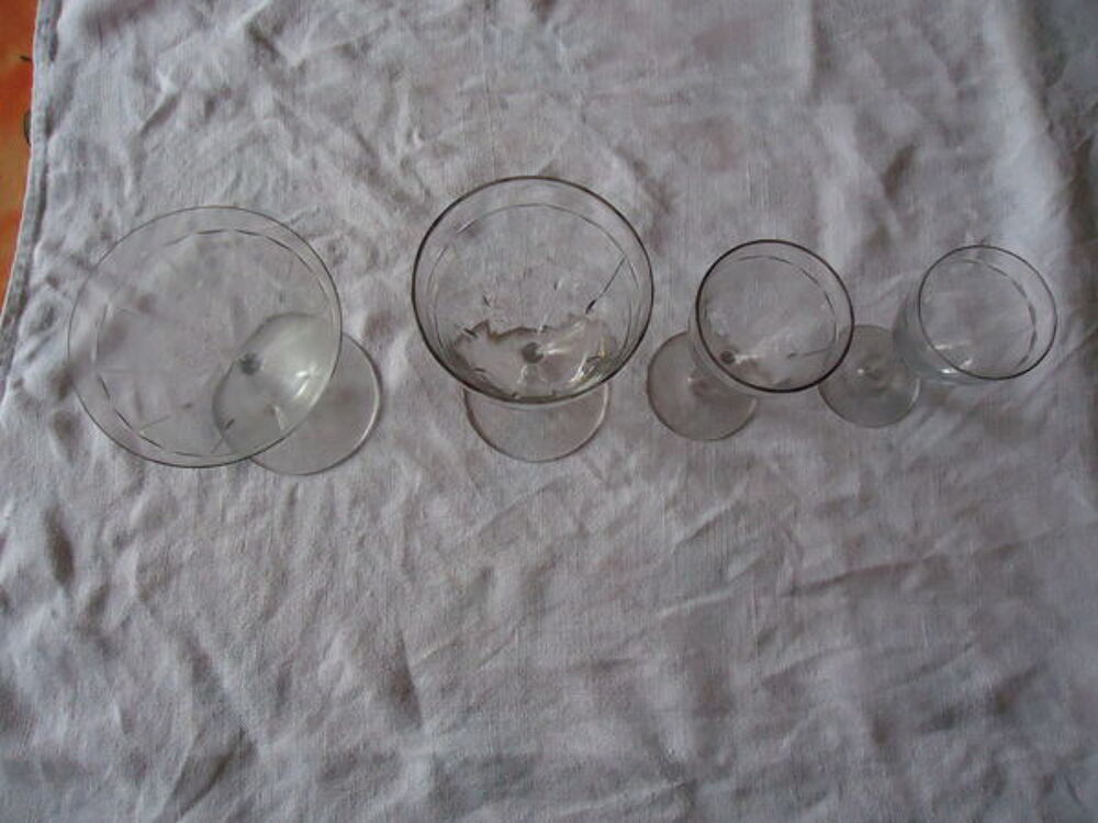 service de verre Décoration