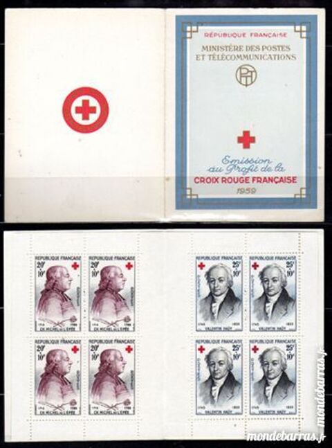 N 2008 - CARNET CROIX ROUGE 1959 13 La Seyne-sur-Mer (83)