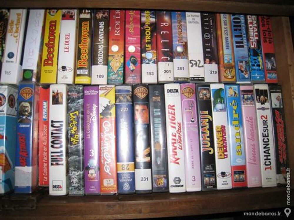 VHS POUR ENFANTS dessins anim&eacute;s DVD et blu-ray