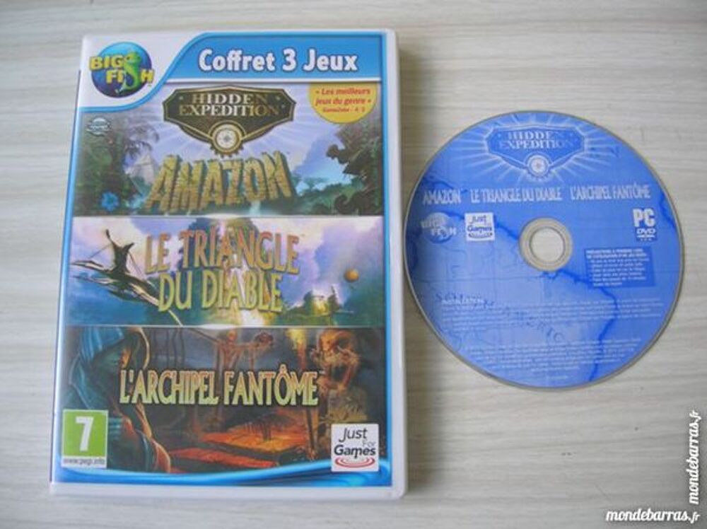 COFFRET 3 JEUX HIDDEN EXPEDITION Consoles et jeux vidéos