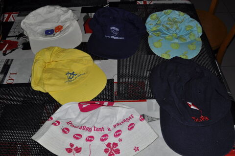 Lot de 5 casquettes et un bob 5 Perreuil (71)