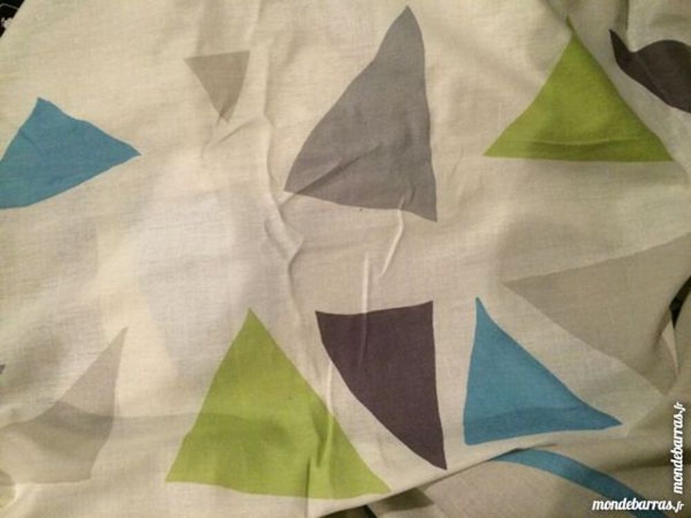 H. DE COUETTE BLANC Dessins VERT &amp; BLEU 2 Places Cuisine