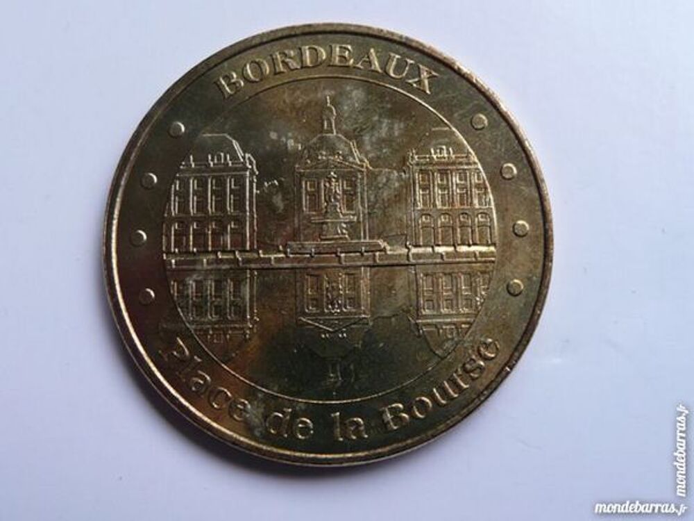 M&eacute;daille touristique Place de la Bourse Bordeaux 