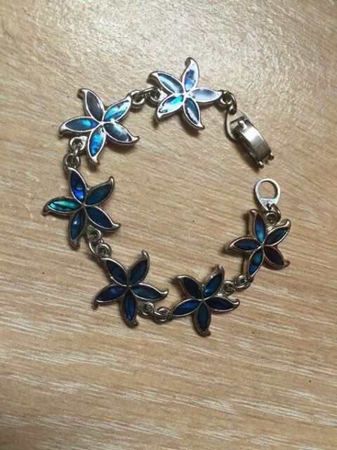 Bracelet enfant Argent et Améthyste bleu 15 Sète (34)