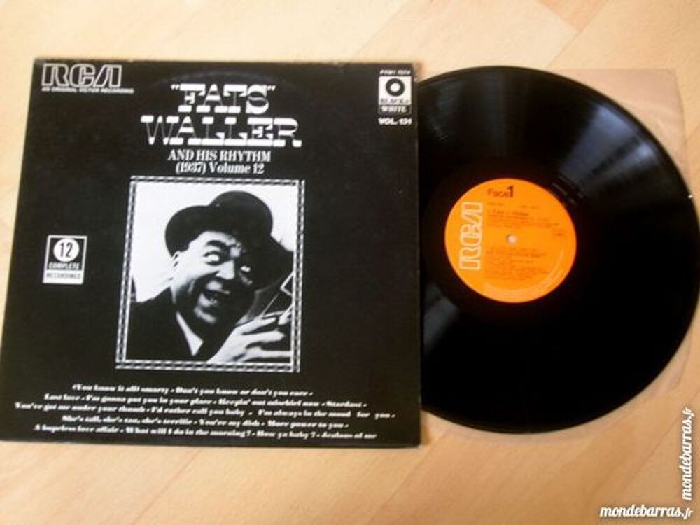 33 TOURS FATS WALLER and his rhythm 1937 Vol 12 CD et vinyles