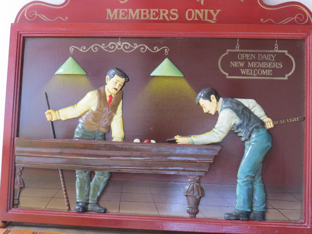tableau "jeux de billard" Décoration