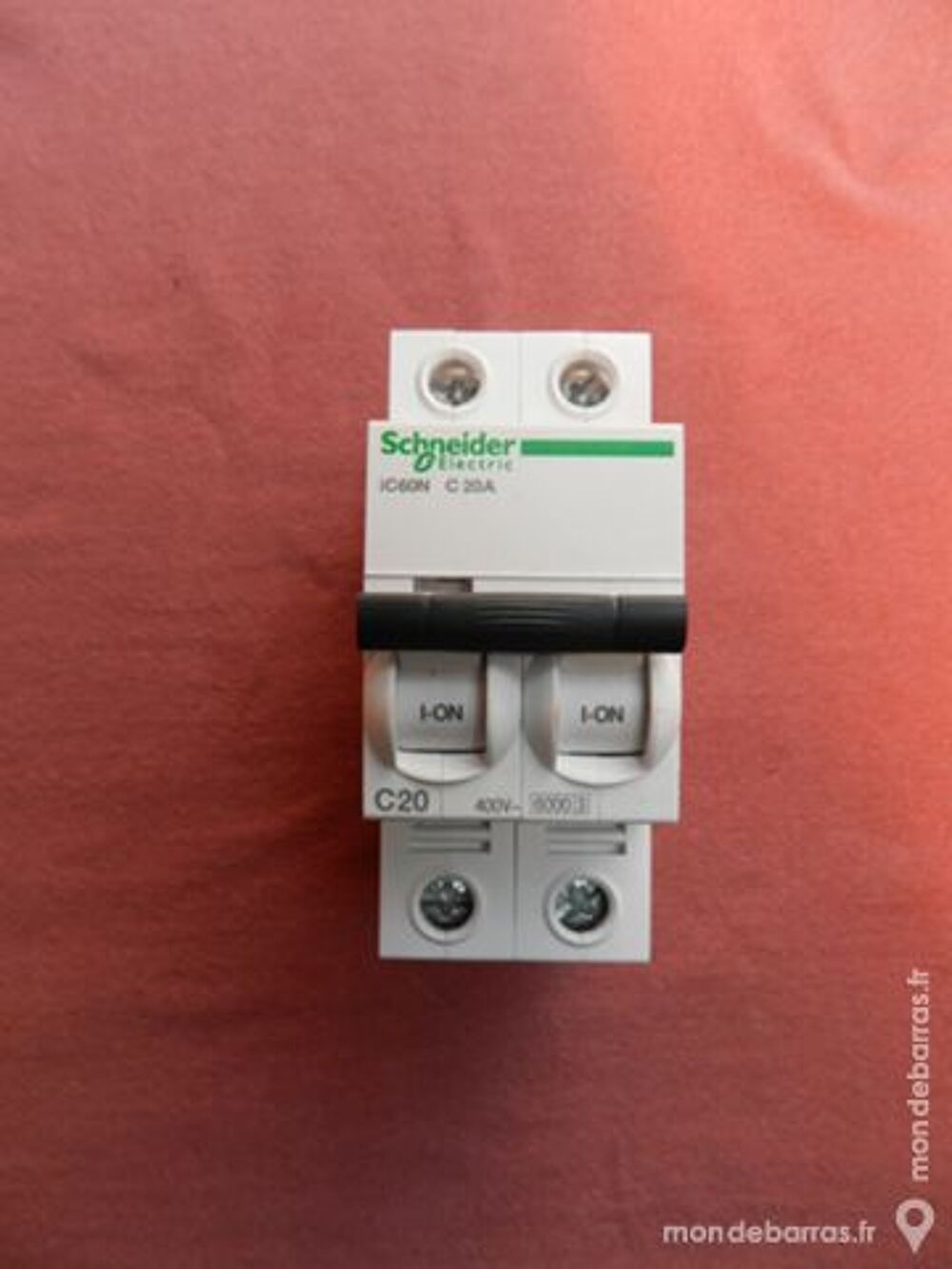 R&eacute;f A9F77220 DISJONCTEUR SCHNEIDER IC60N 2P 20A C Bricolage