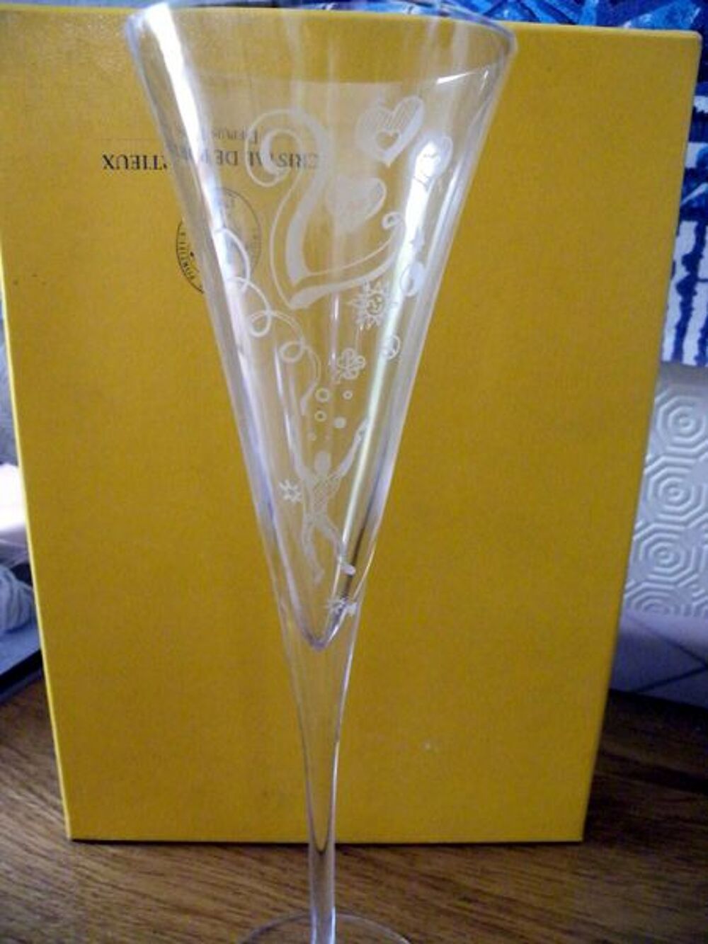 2 verres en cristal Electroménager