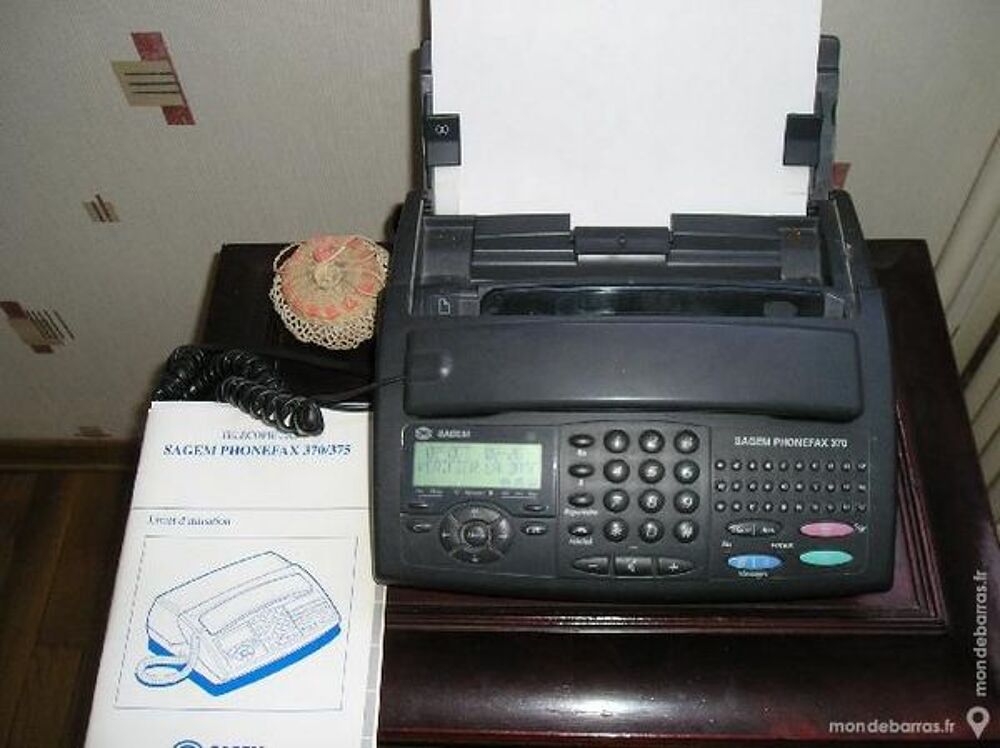 t&eacute;l&eacute;copieur SAGEM PHONEFAX 370/375 Téléphones et tablettes