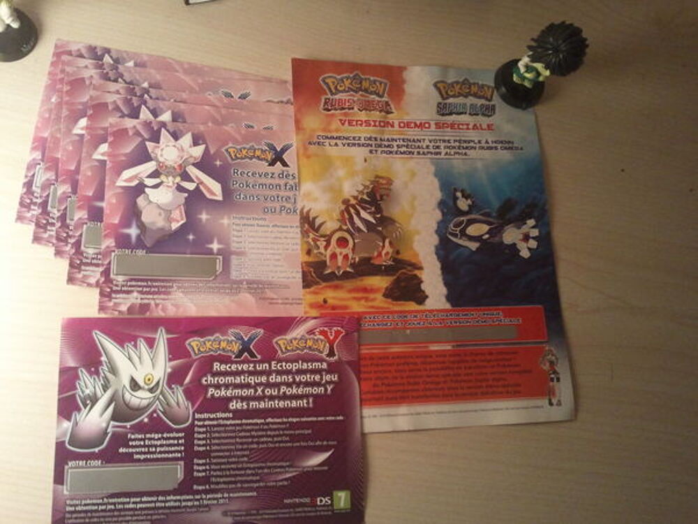 Codes Pok&eacute;mon Officiels Nintendo Consoles et jeux vidéos