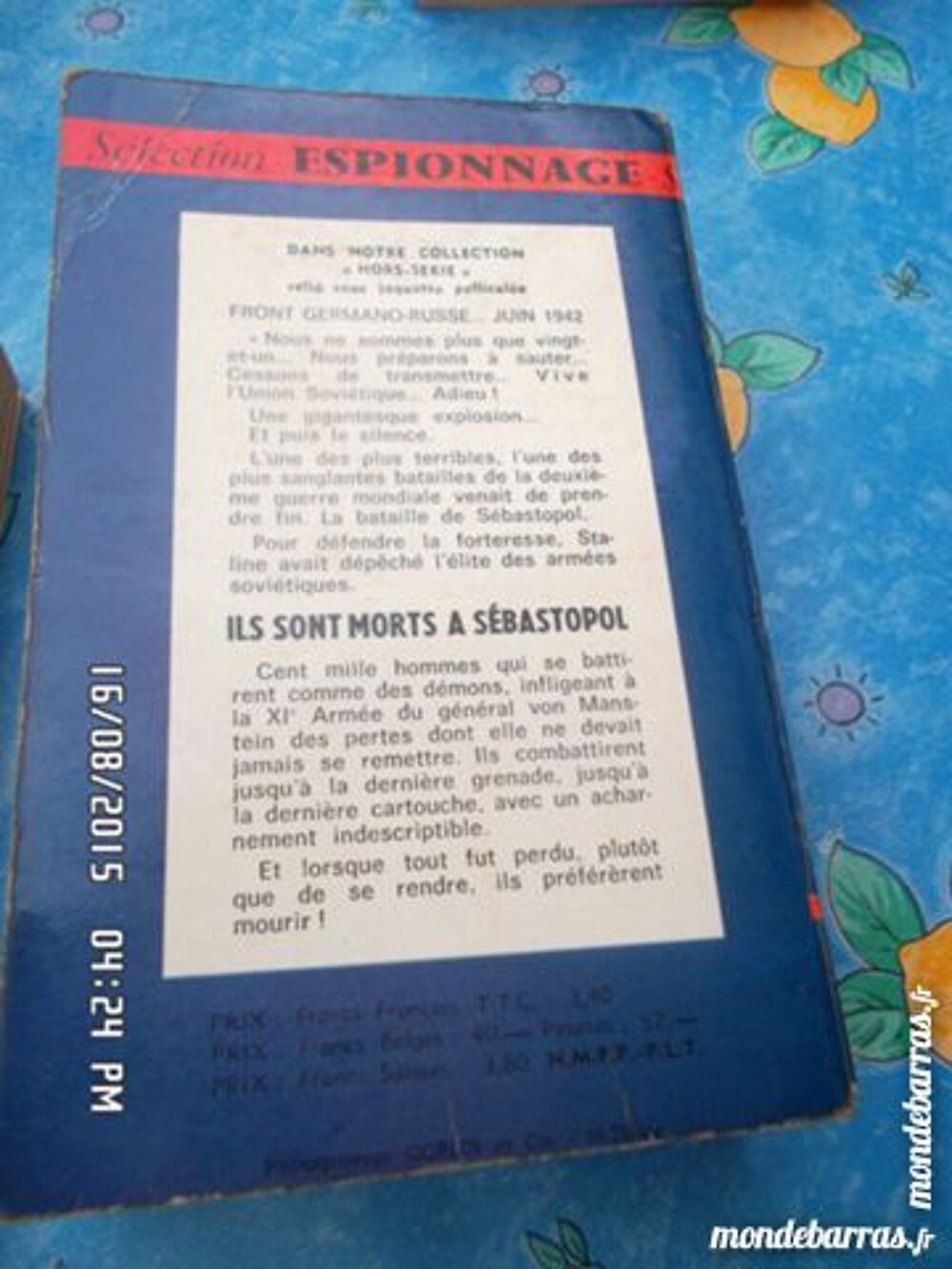 S.S. PAS MORTS Livres et BD