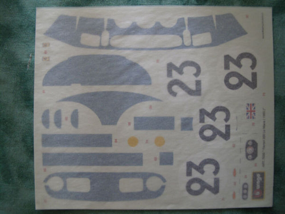 Ferrari 275LM #23 Le Mans 1965 decals 1/18 