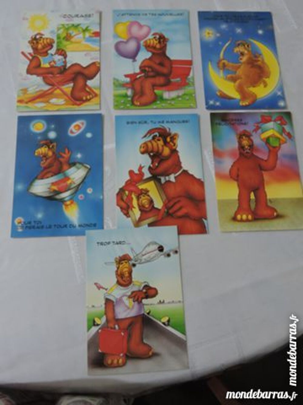 Lot de cartes postales Alf 