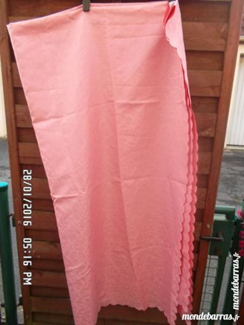 nappe vieux rose rectangulaire Cuisine