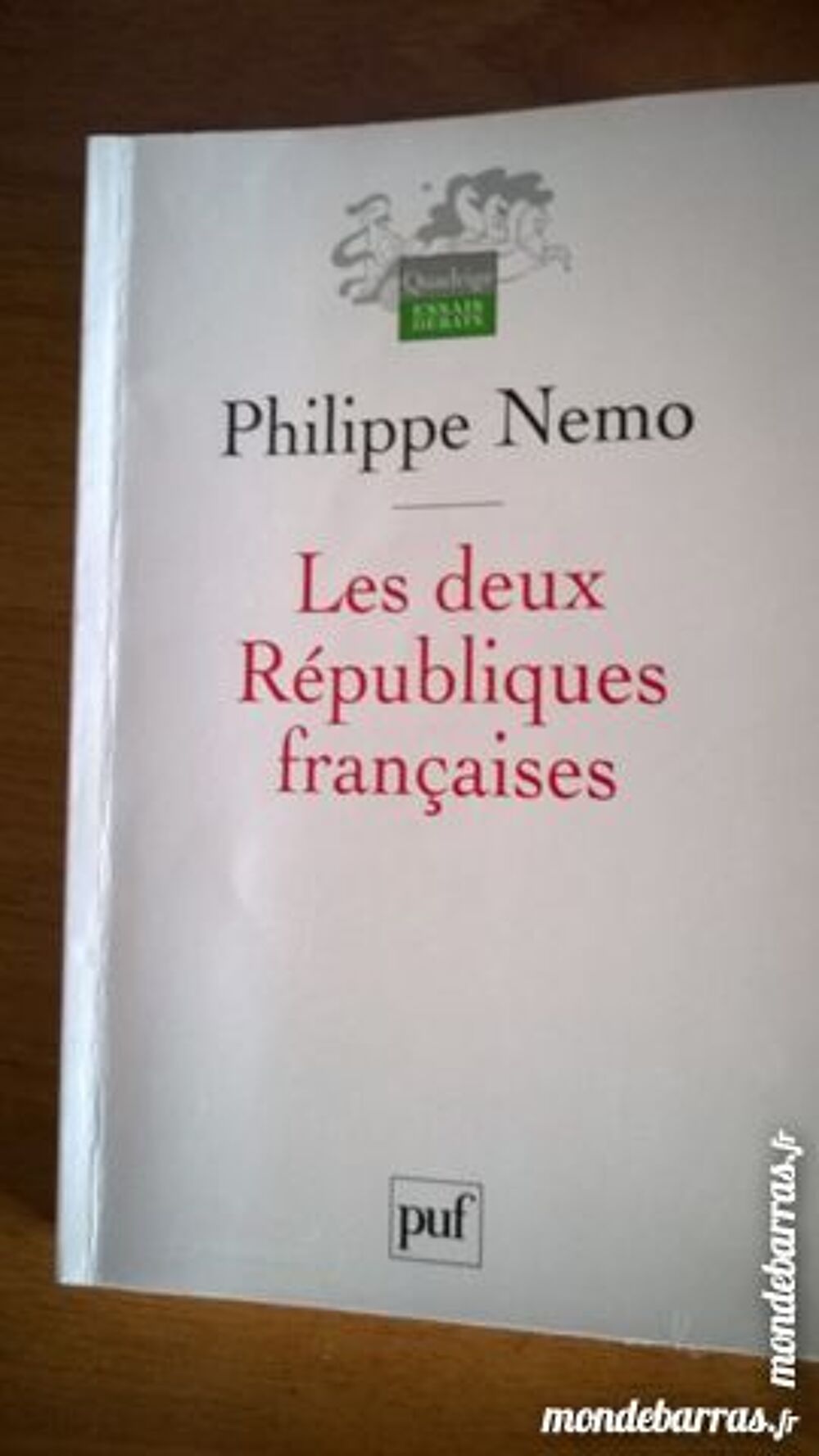 Philippe Nemo Livres et BD