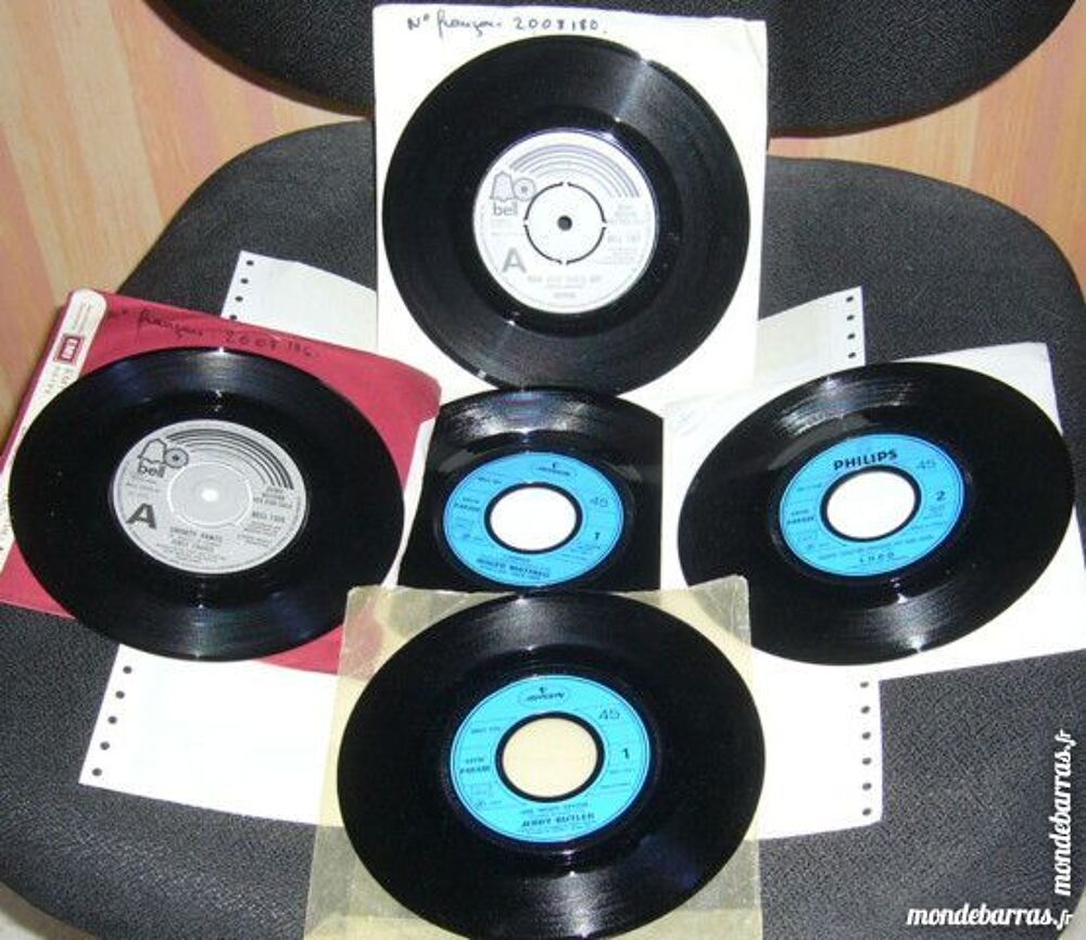 5 disques vynil 45T ann&eacute;e 1973 CD et vinyles