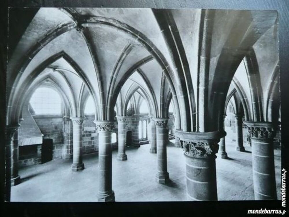 Carte Abbaye Mont St Michel La Merveille (XIIIe) 