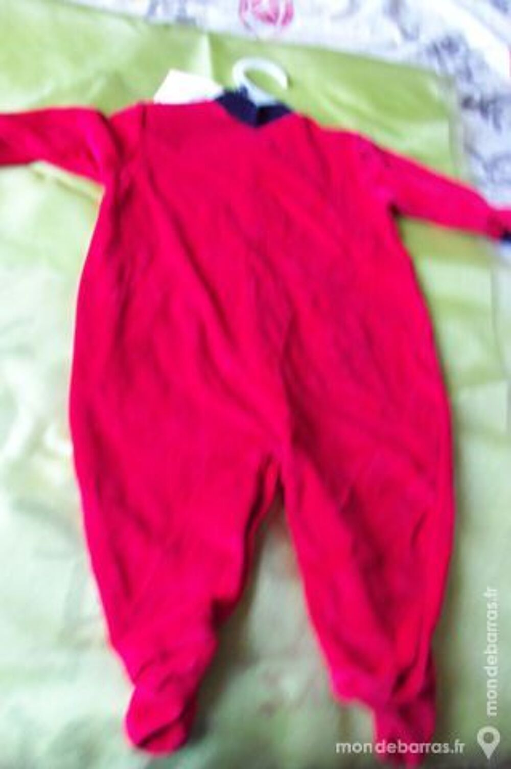 Pyjama pour b&eacute;b&eacute; rouge Vêtements enfants