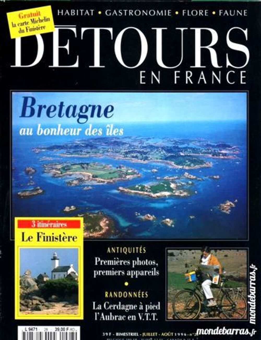 BRETAGNE - LE FINISTERE / prixportcompris Livres et BD