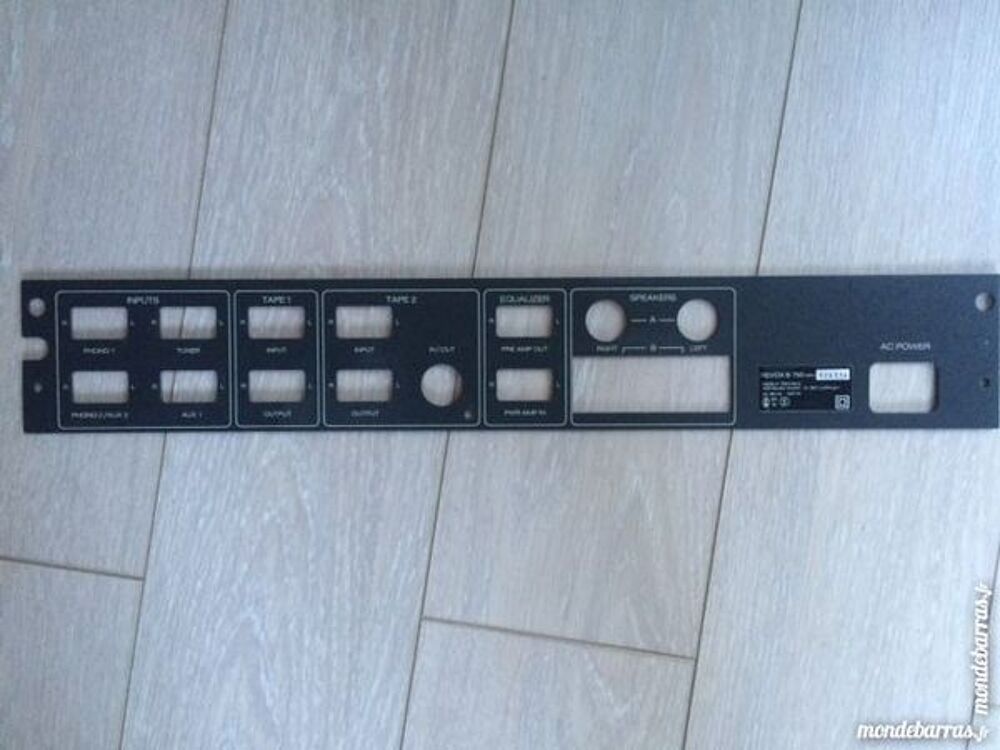 Panneau de connexion Revox B 750 MK II Audio et hifi