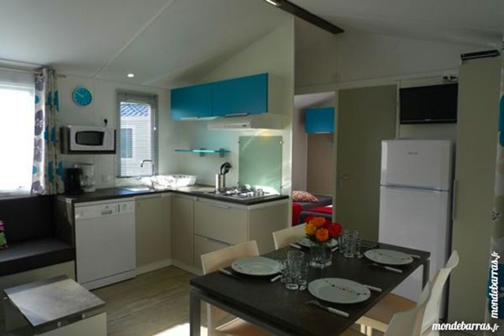   Mobilhome tout équipé pour 6 pers Cpg 4* Lac&Océan Aquitaine, Sanguinet (40460)