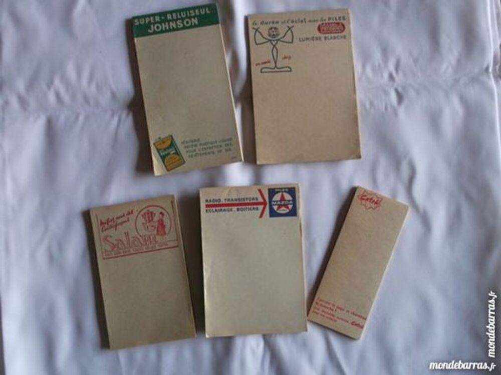 ancien carnet ou calepin publicitaire 