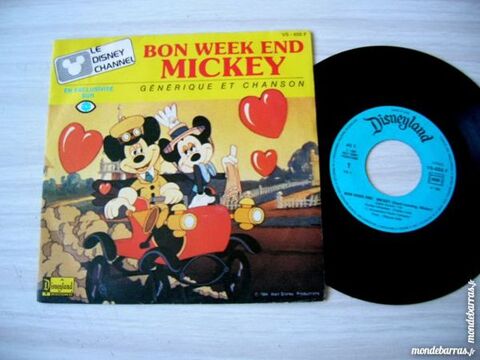 45 Tours BON WEEK END MICKEY Musique dessin anim 8 Nantes (44)