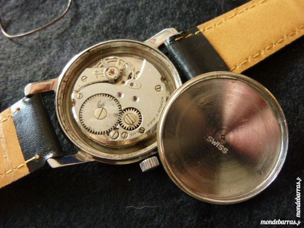 SANDOZ ST96 montre Suisse 1970 m&eacute;canique SAN0037 Bijoux et montres