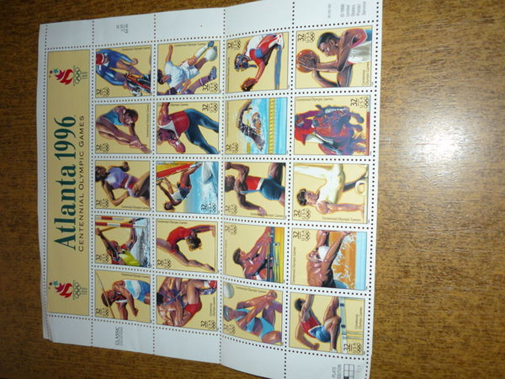Timbres Jeux Olympiques Atlanta 1996 
