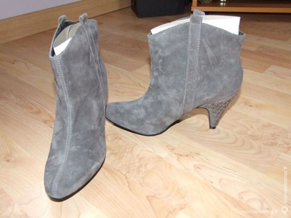 bottines grises 3 suisses Chaussures