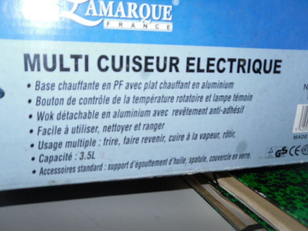 Grand Wok &eacute;lectrique : Lamarque France, Neuf Electroménager