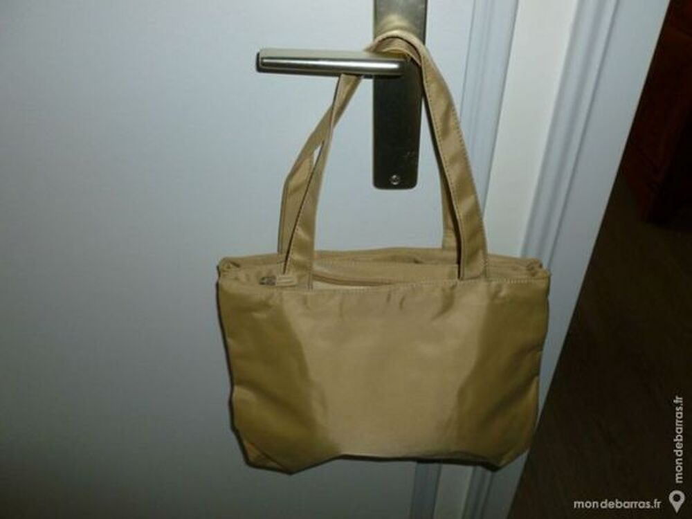 sac toile imperm&eacute;able beige + porte monnaie Maroquinerie