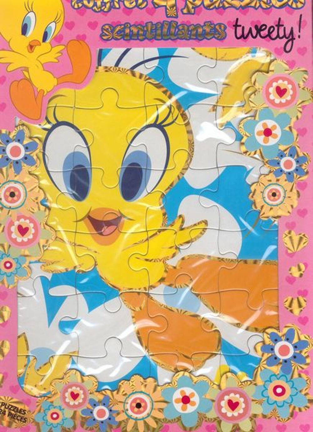 Coffret de 4 puzzles scintillants de tweety / titi
Jeux / jouets