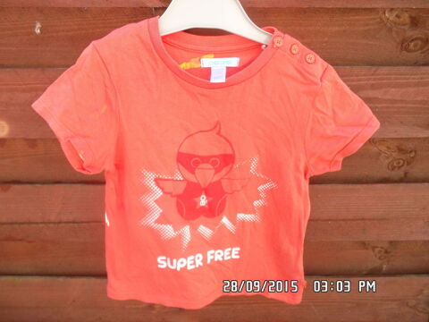 TEE SHIRT ORANGE T.23 M*JUSTE 0.50 CTS*KIKI60230 1 Chambly (60)