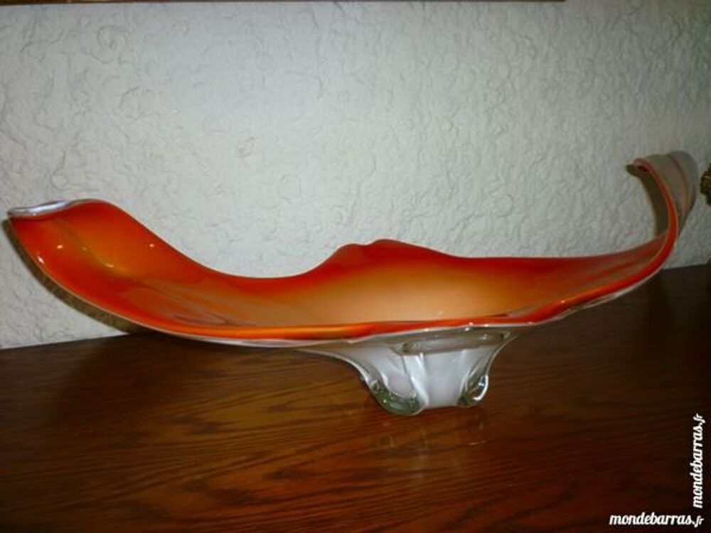 coupe vintage verre MURANO Décoration