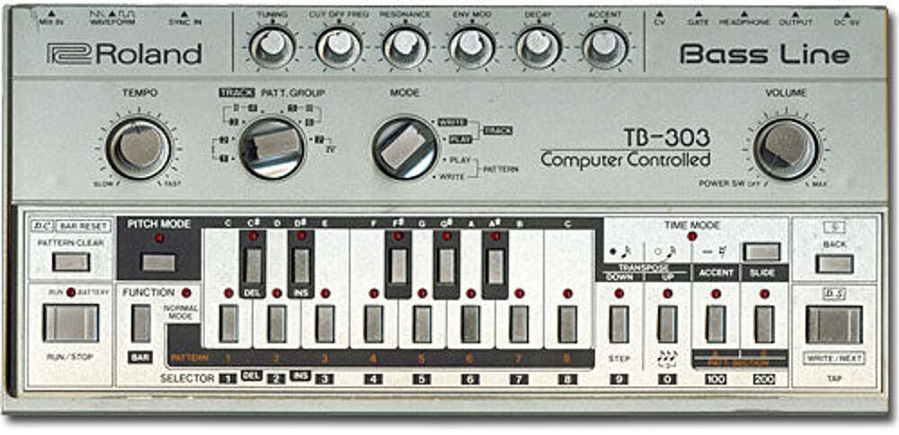 Boite &agrave; rythme Roland TR 808, 909 ou TB 303 Instruments de musique