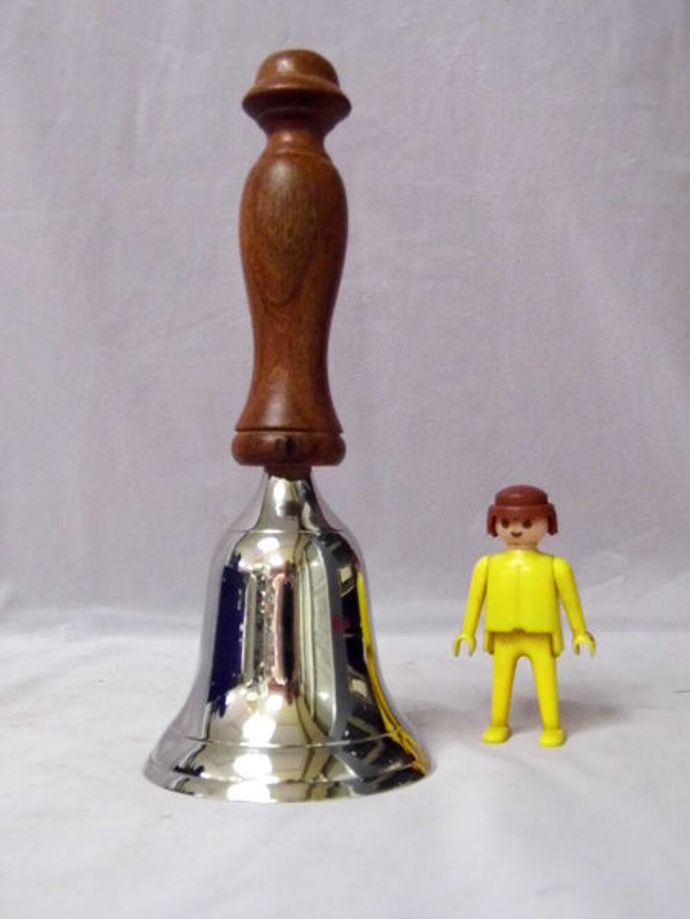 Cloche de table chrome objet hotel restaurant vintage 