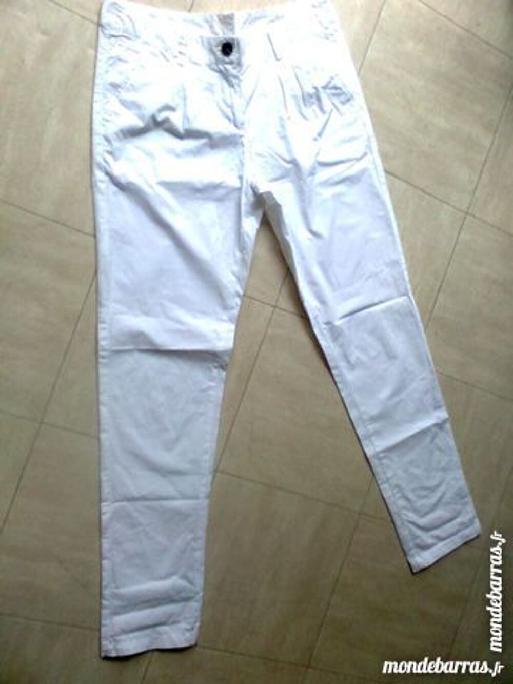 PANTALON blanc TUNIQUE - 38 - zoe Vêtements