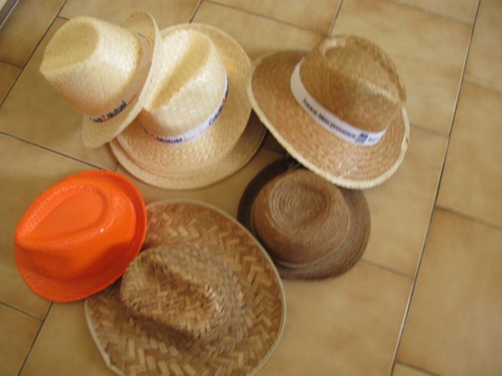 CASQUETTES ET CHAPEAUX DE PAILLE Vtements