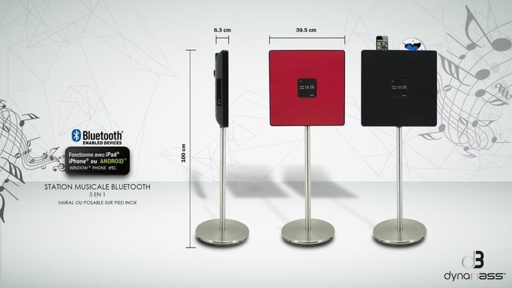 Station Musicale Bluetooth (5 en 1) Audio et hifi