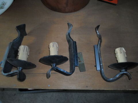 lot de 3 appliques murales en fer forge 30 Amlie-les-Bains-Palalda (66)