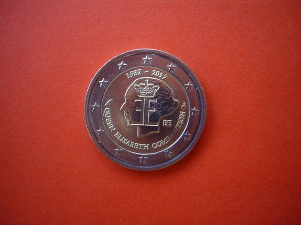 Pi&egrave;ce de monnaie de 2 euros Belgique 2012 Elisabeth 