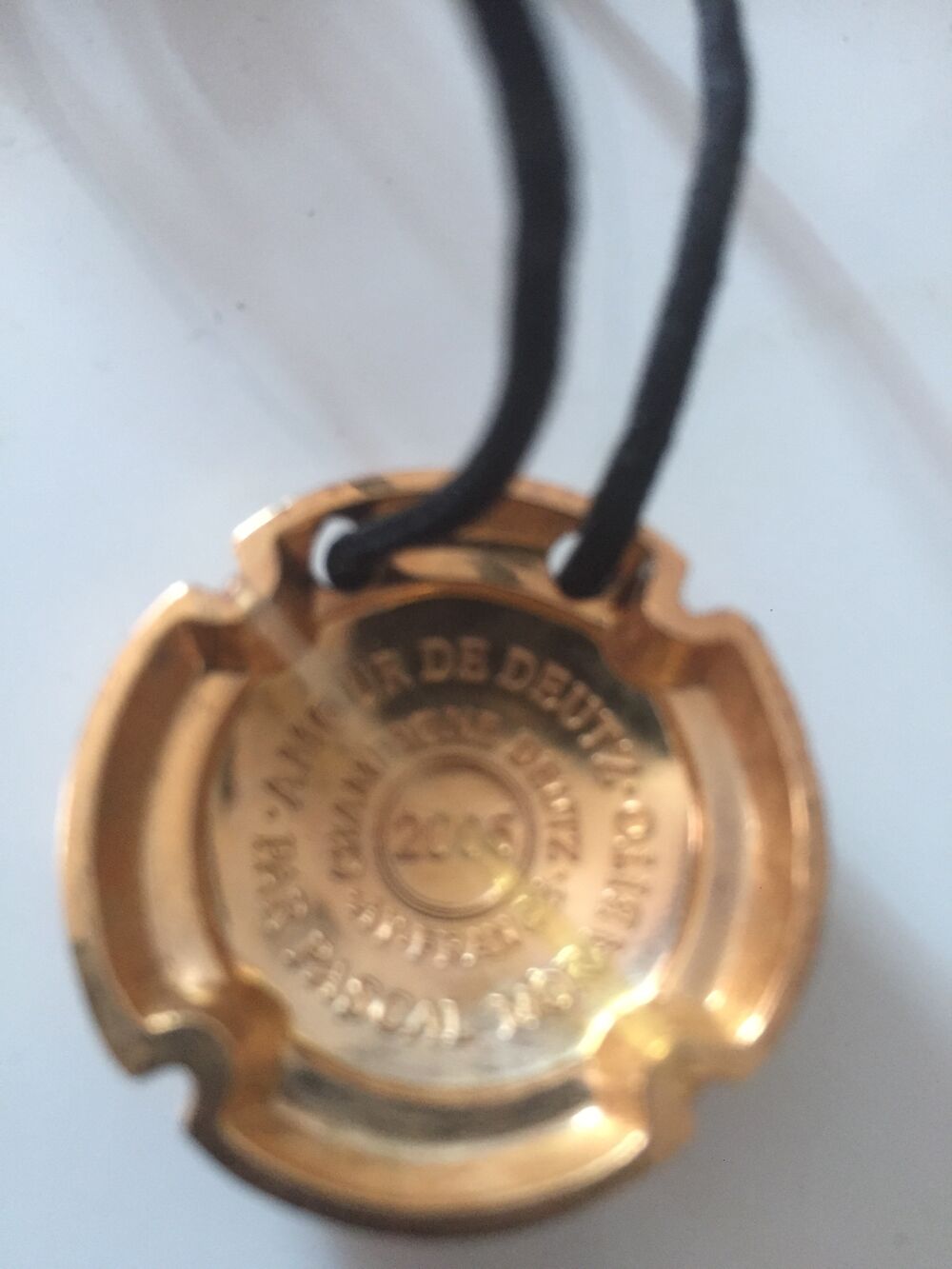 capsule champagne amour de Deutz 2005 