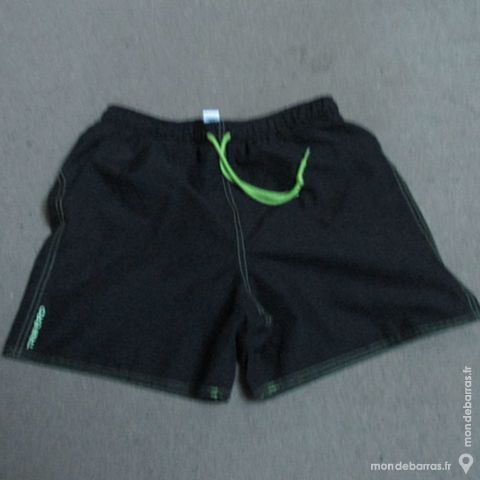 SHORT DE BAIN  14 ANS  NOIR AVEC LIEN VERT 5 Saint-Genis-Laval (69)