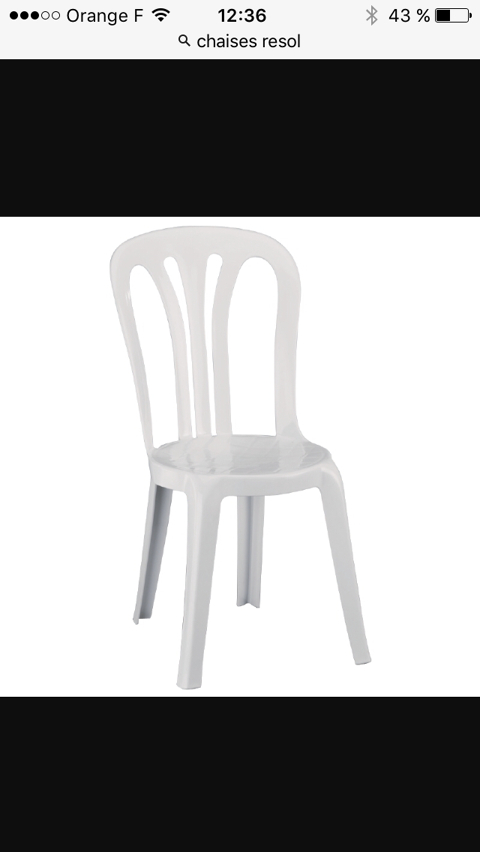 tables et chaises en pvc 300 Montlouis-sur-Loire (37)