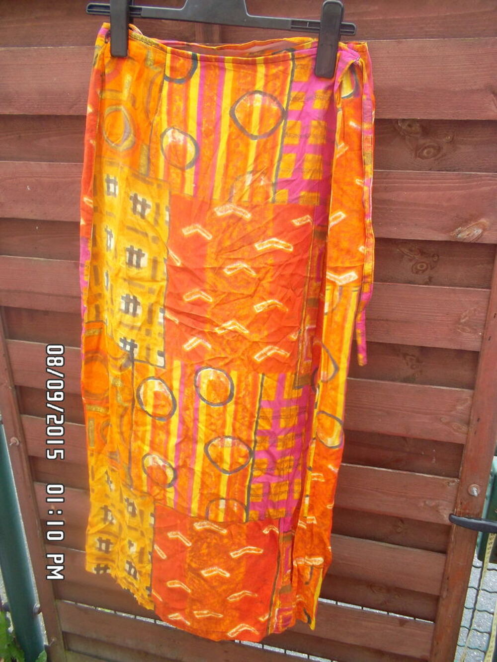 JUPE PORTEFEUILLE ORANGE T.36-40*2E*KIKI60230 Vêtements
