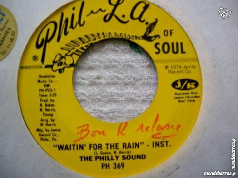 45 TOURS THE PHILLY SOUND Waitin' for the rain USA CD et vinyles